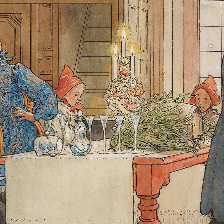 Carl Larsson, "Nu är det jul igen".