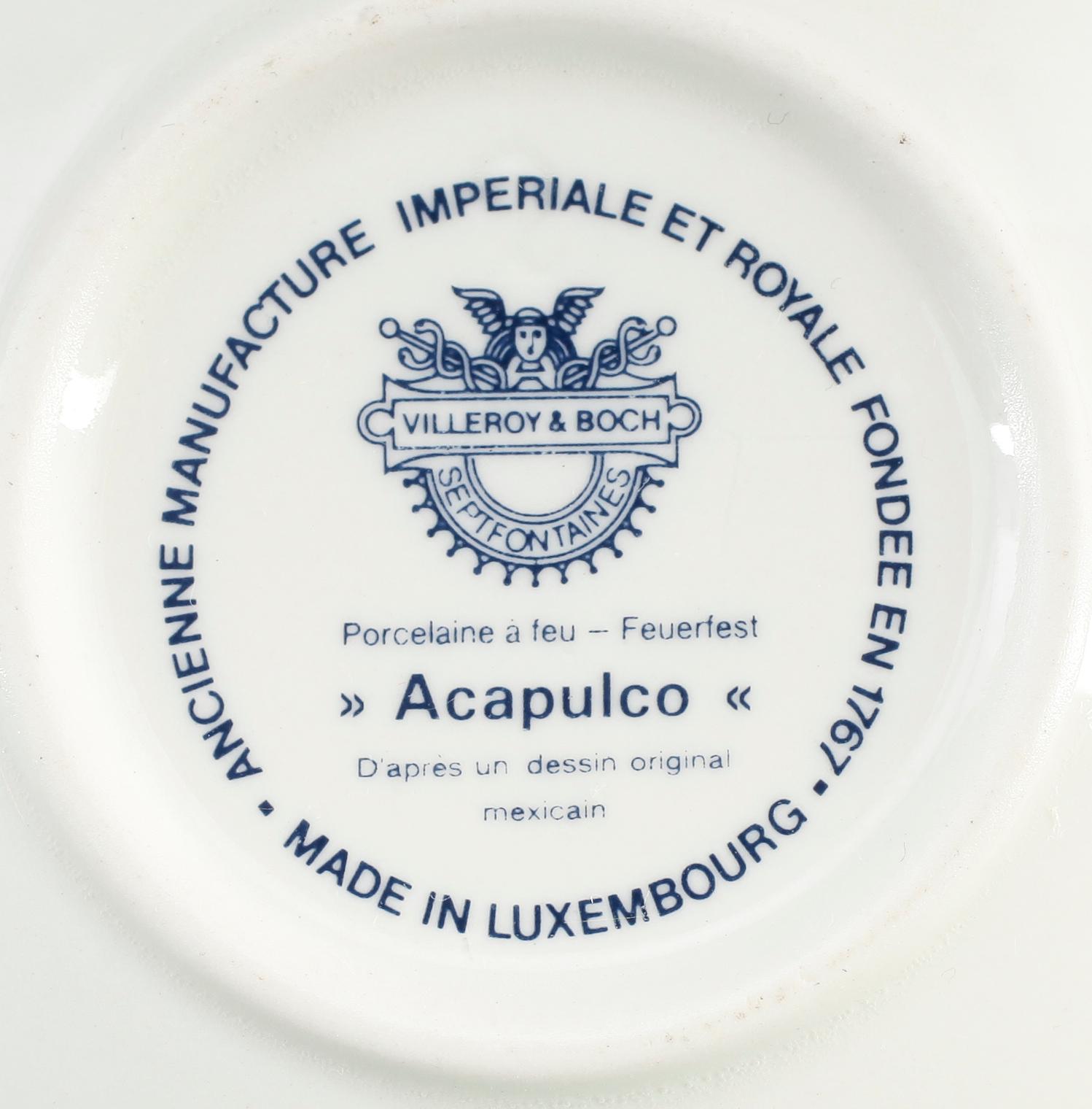 TESERVIS, 28 delar, Villeroy & Boch, "Acapulco".
