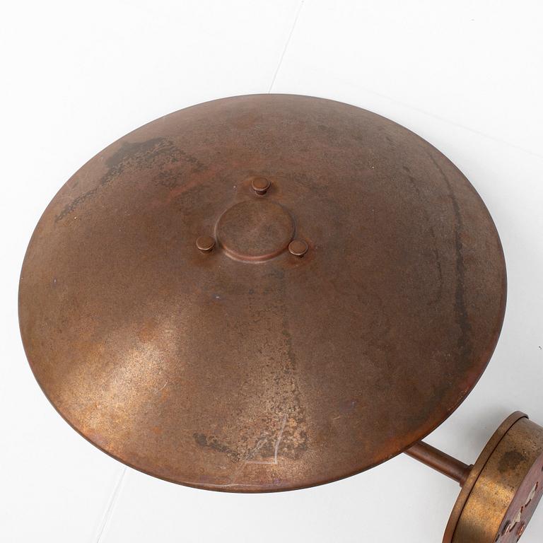 POUL HENNINGSEN, a PH copper wall light, Louis Poulsen, Denmark.