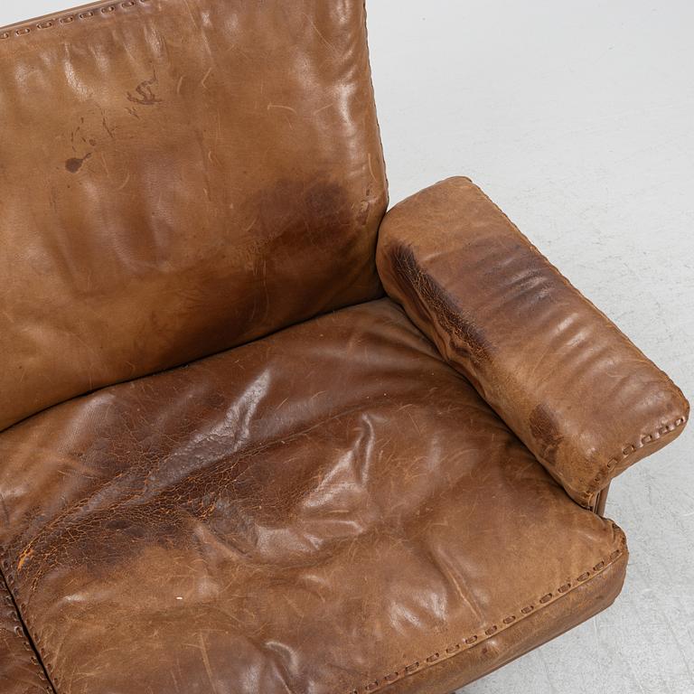 A leather sofa, de Sede, Switzerland, second half of the 20th Century.