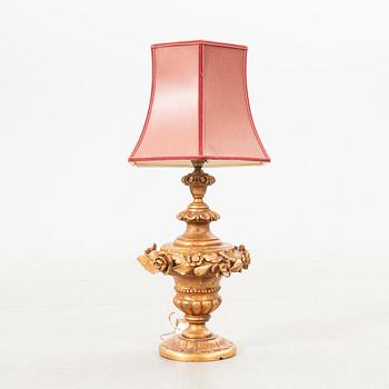 Table lamp, Baroque style, Italy, 20th century.