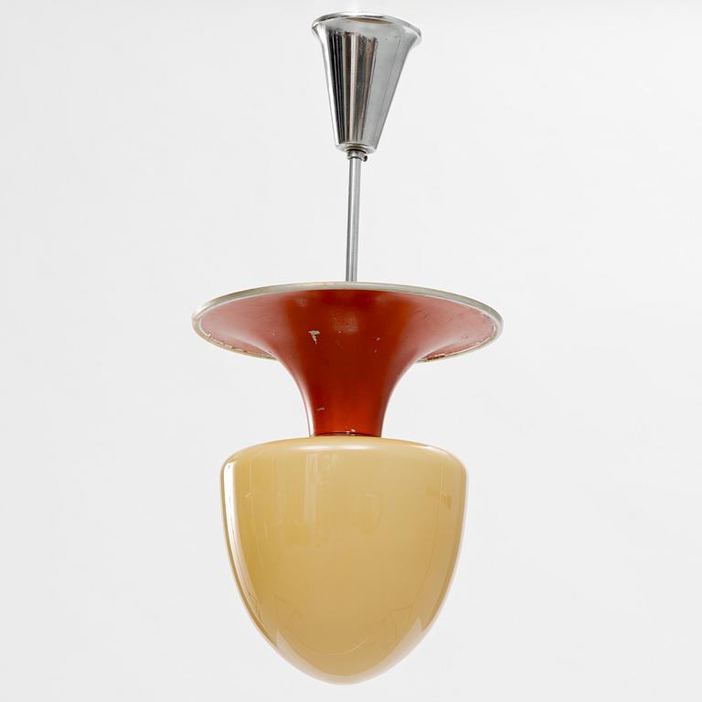 Erik Tidstrand, a ceiling lamp, Nordiska Kompaniet, 1930s.