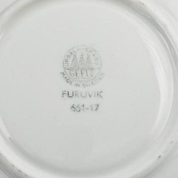 Four porcelain pieces, including 'Furuvik', Upsala Ekeby.