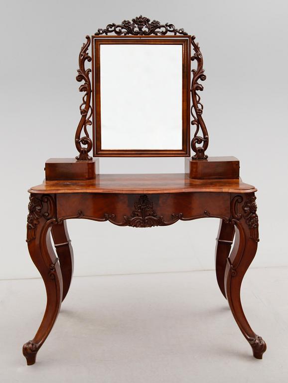 TOALETTBORD, senempire, 1800-talets mitt.