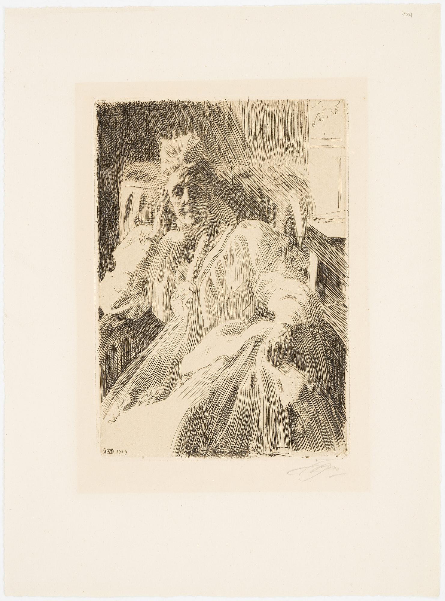 Anders Zorn, "Änkedrottning Sophia".