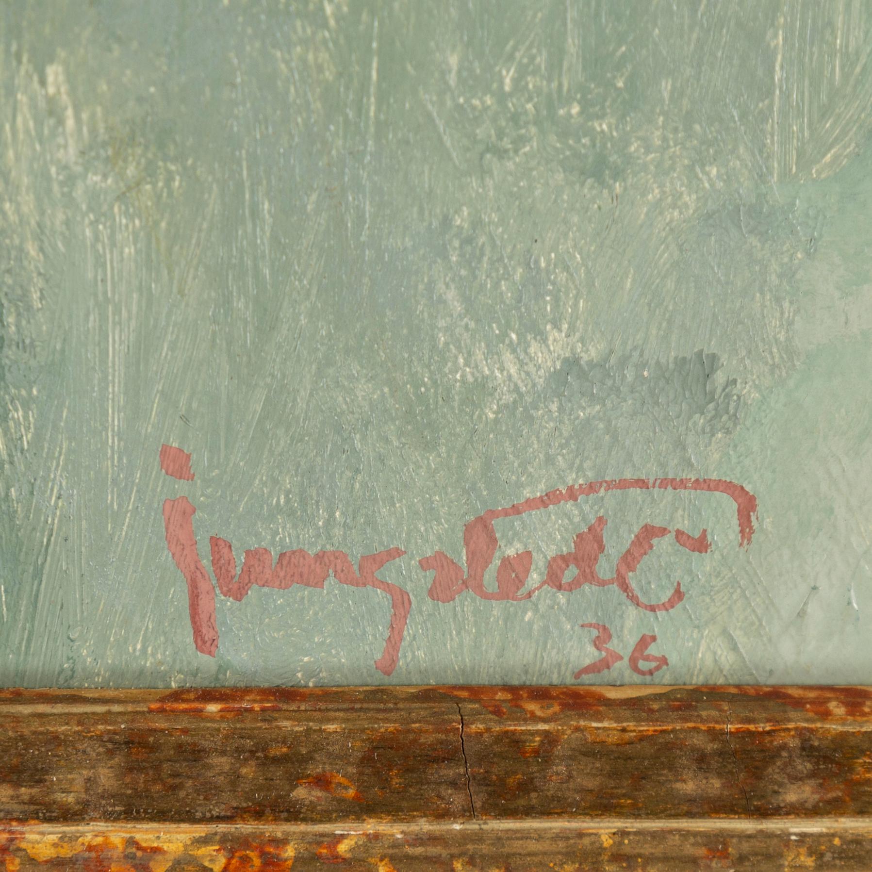 KURT JUNGSTEDT, oil on panel, signed and dated -36.