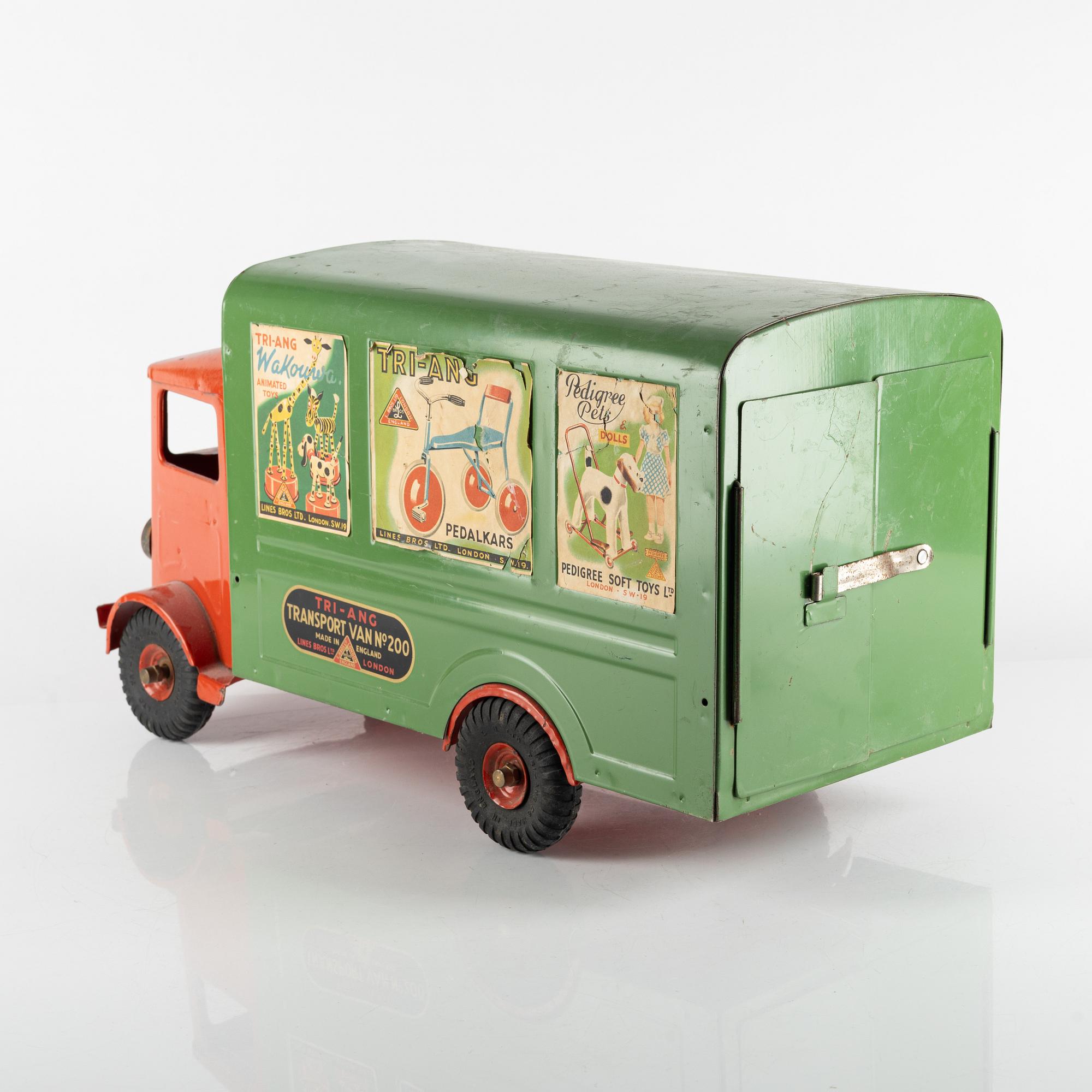 Tri-Ang, toy car, "Transport Van No 200", from the 1960s.