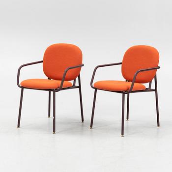 Mathieu Gustafsson, a pair of prototype armchairs, Ói, 2019.