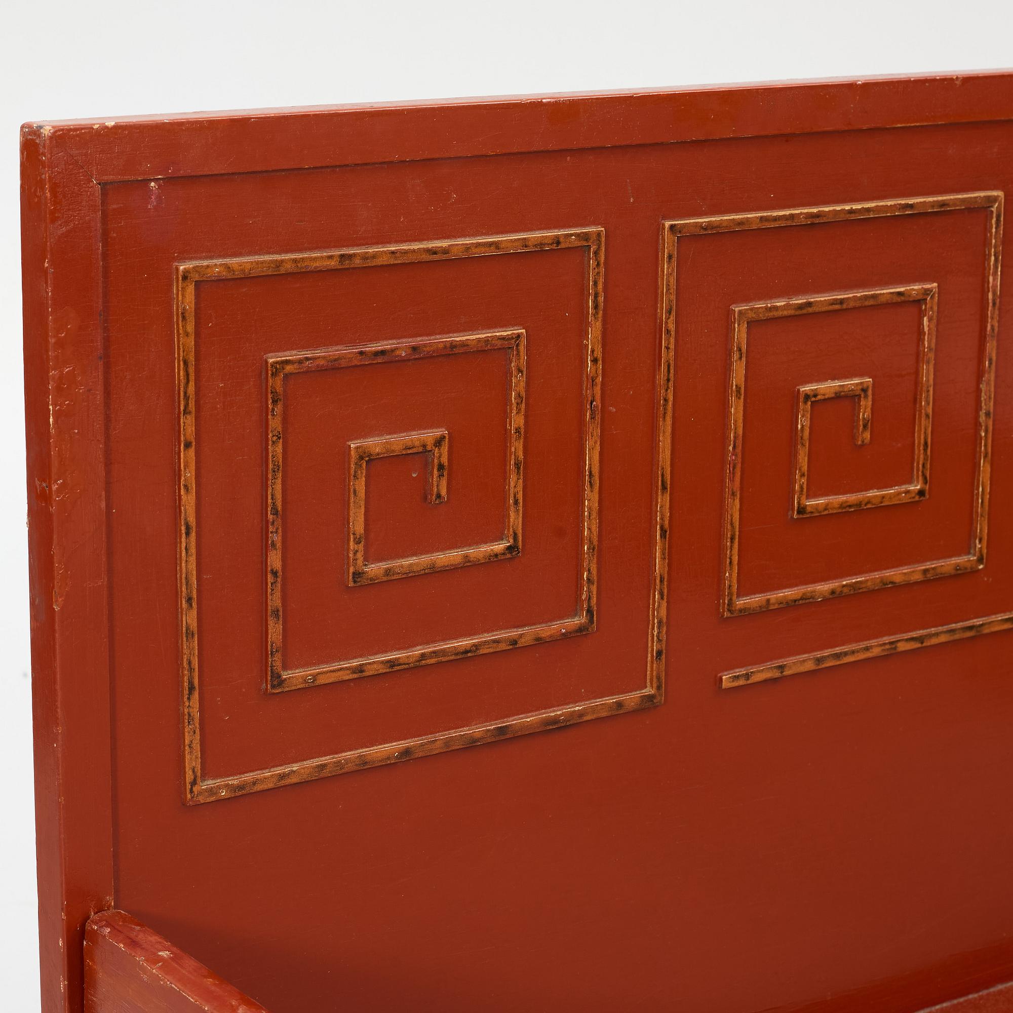 Axel Einar Hjorth, a pair of "Åbo" bed frames, Nordiska Kompaniet, Swedish Grace, 1920s-30s.