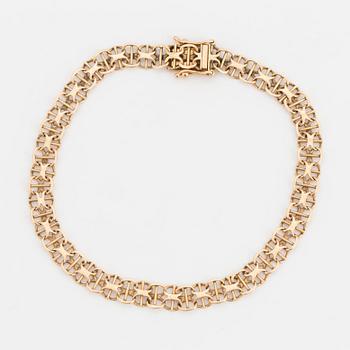 ARMBAND, 18K guld.