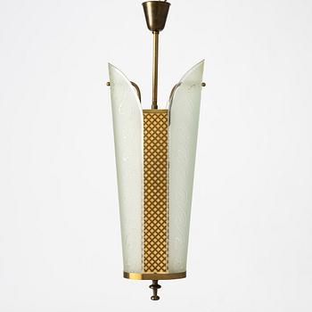 A Swedish Modern ceiling lamp, mid-20th Century.