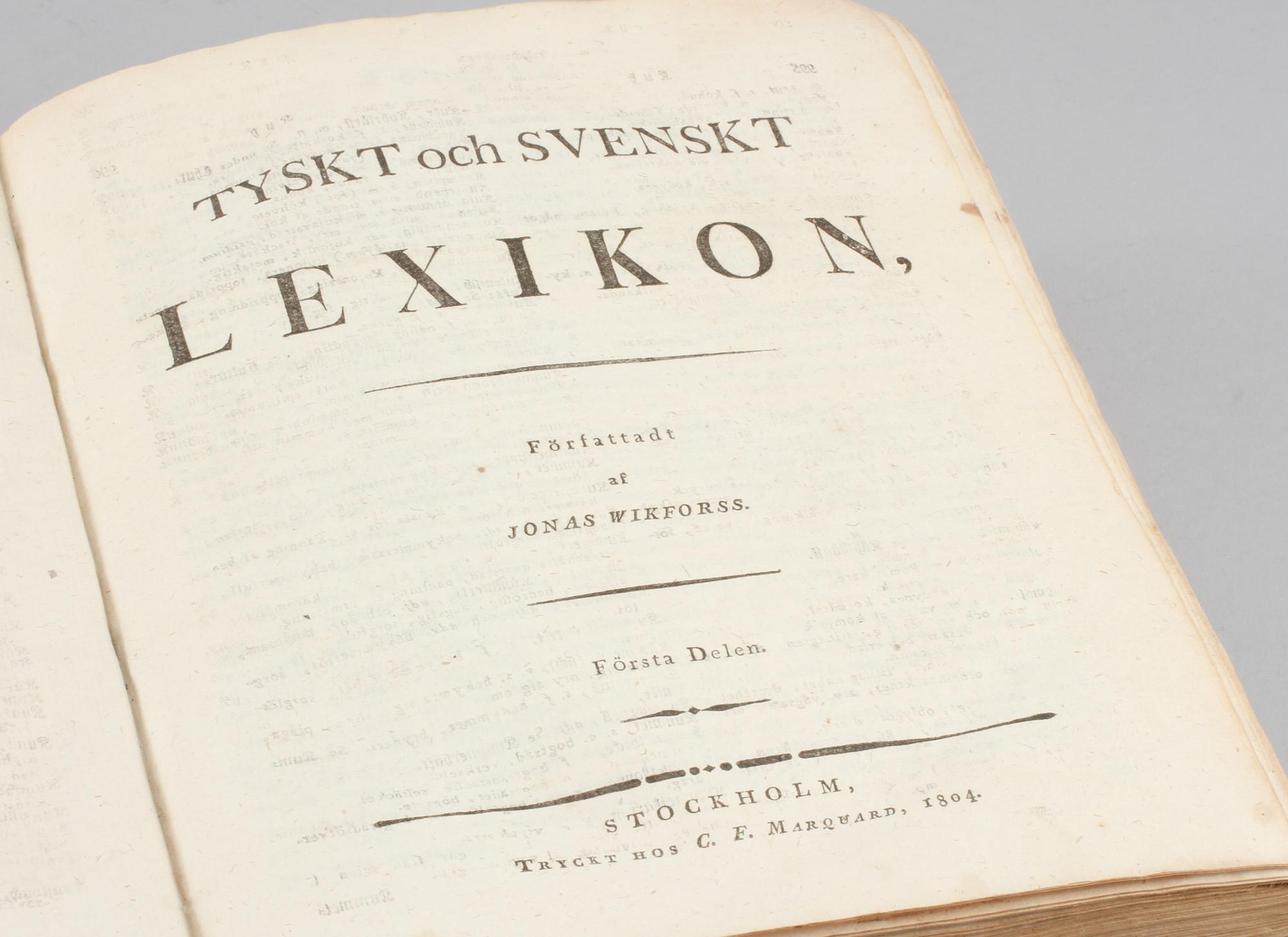 BÖCKER, 6 st, bl a "Les epreuves du sentiment...", 1700- och 1800-tal.