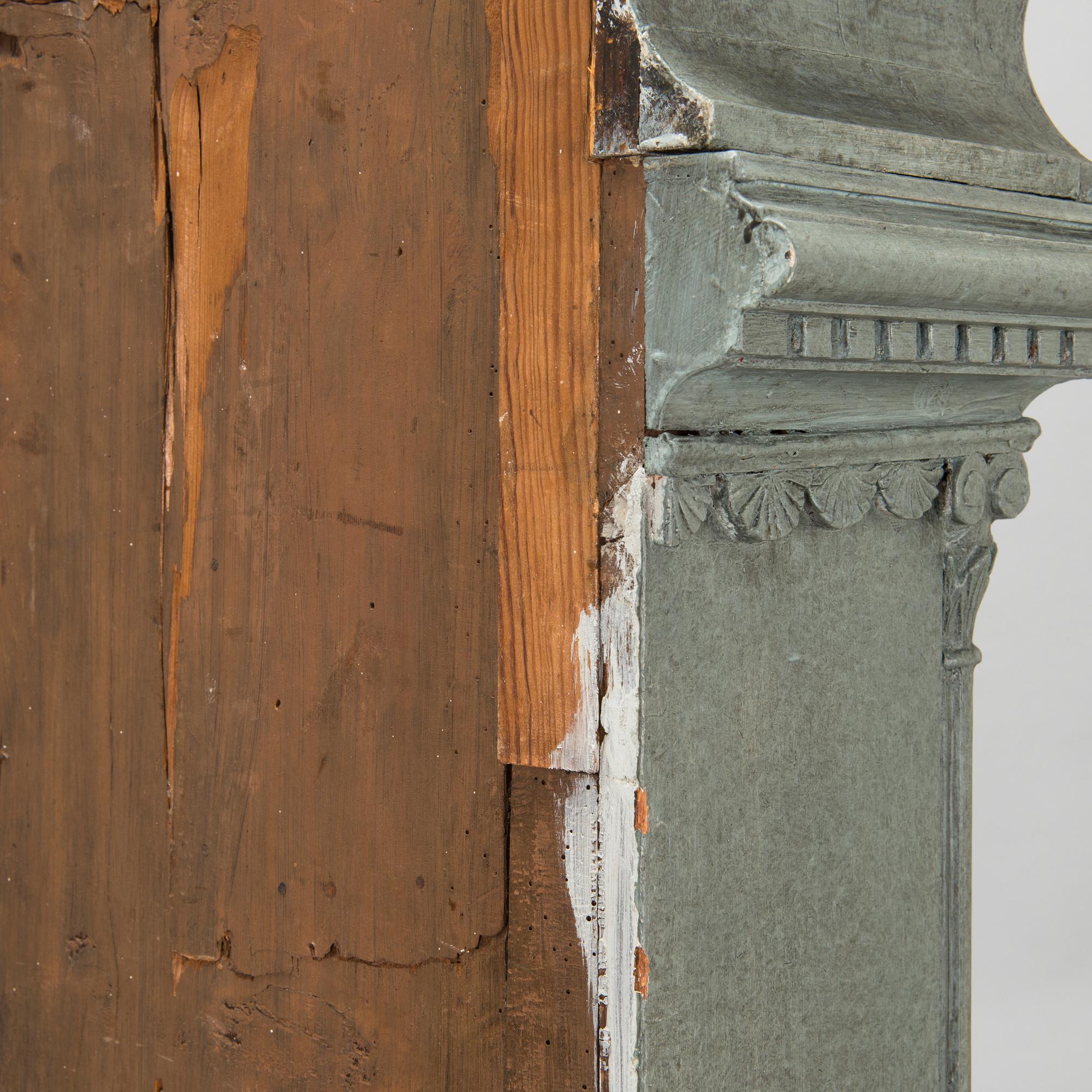 A Gustavian early 19th-century longcase clock by Assar Jacobsson, Sweden.