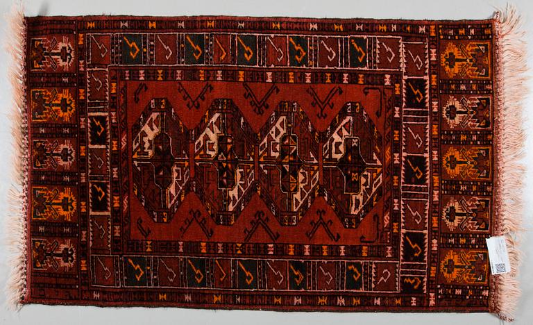 MATTOR, 2 st, Afghan, 1900-talets slut, 188x100 cm och 120x74 cm.