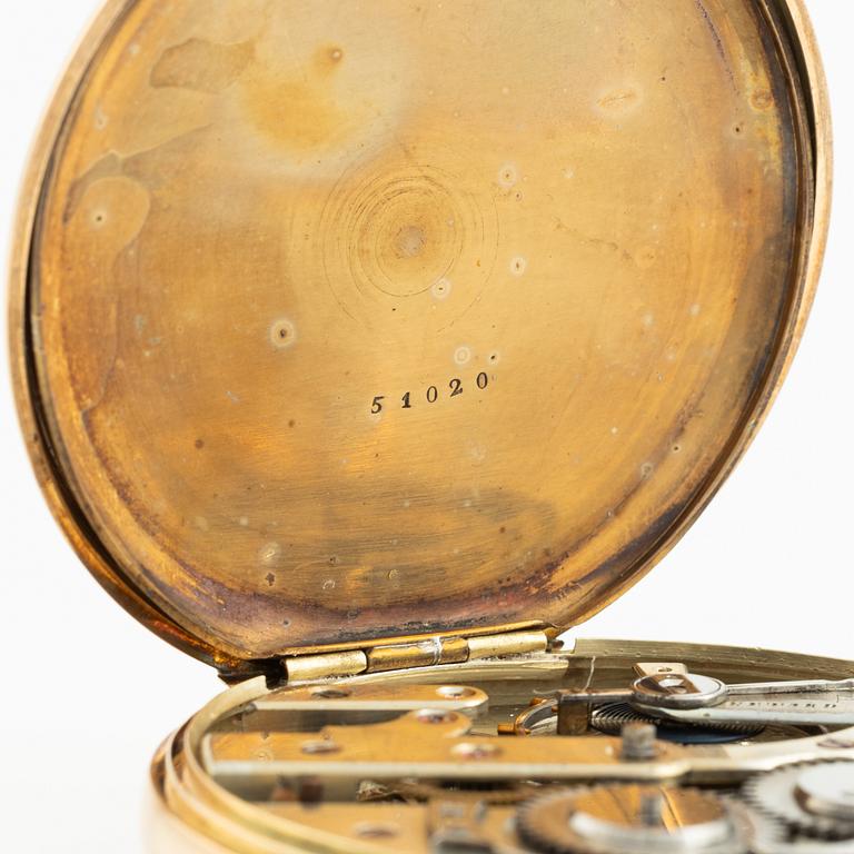 Fickur, 14K guld, 47 mm.