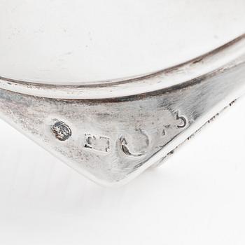 A Swedish early 19th century cream jug, silver, unidentified maker's mark. Empire.
