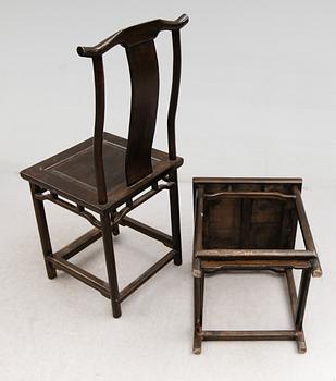 STOLAR, 1 par, orientaliska, 1900-tal.