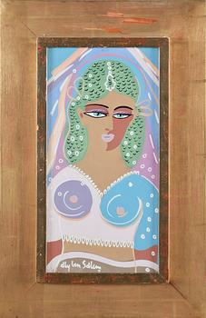 Aly Ben Salem · ALY BEN SALEM, gouache, signerad.