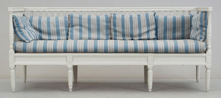 SOFFA, gustaviansk, sent 1700-tal.