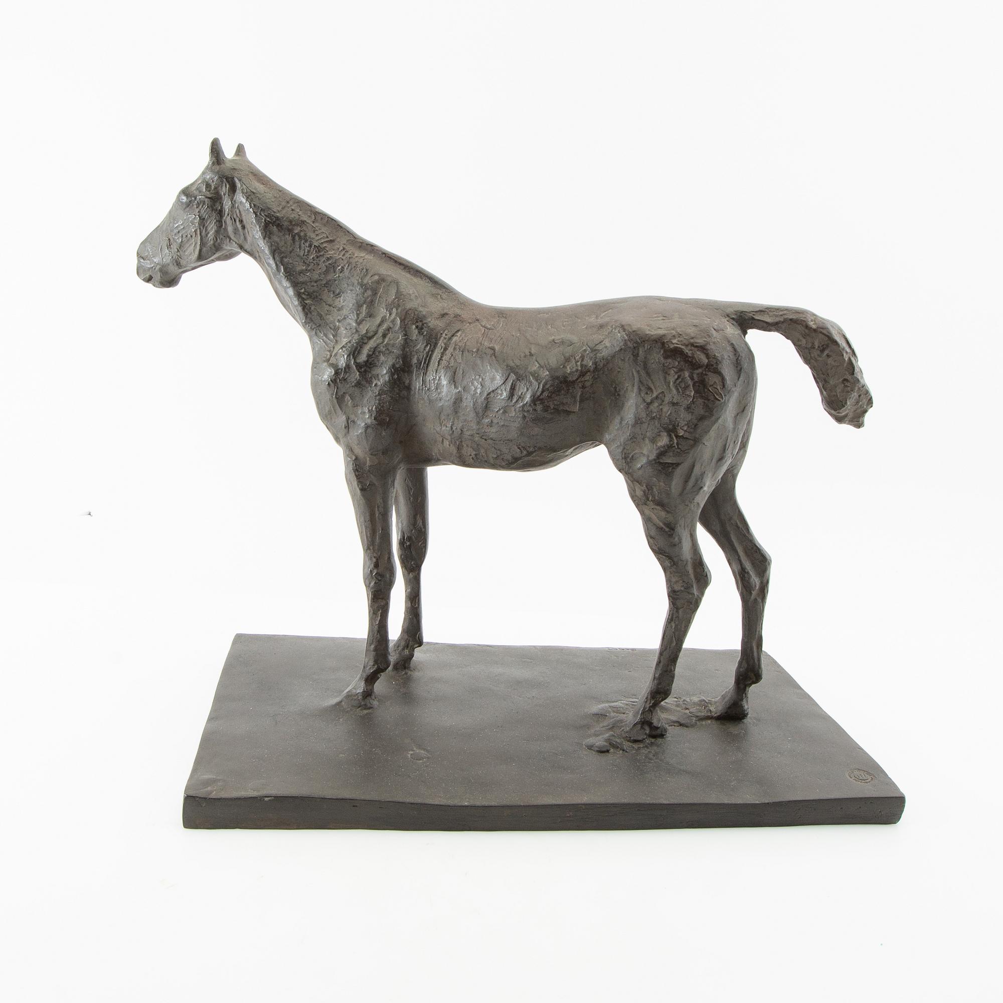 Edgar Degas, after, sculpture, "Horse".