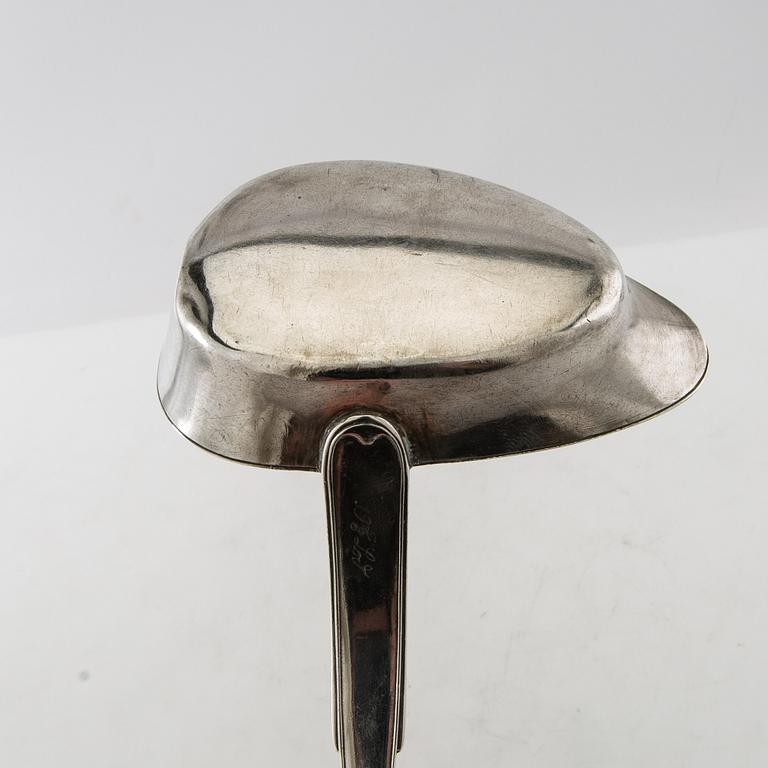 Johan Carlsson, bowl lever, silver, Norrköping, 1836.