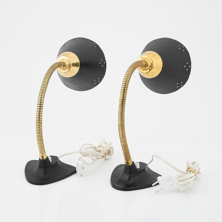 Vägglampor, ett par, Ewå, Värnamo, 1900-tales mitt.