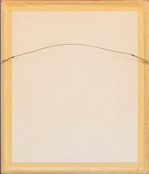 Lucio Fontana, color etching with aquatint and punched holes, signed and numbered 39/75.