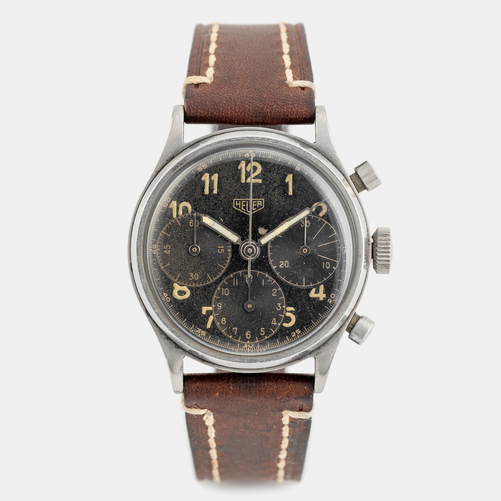 Heuer, kronograf, ca 1945.