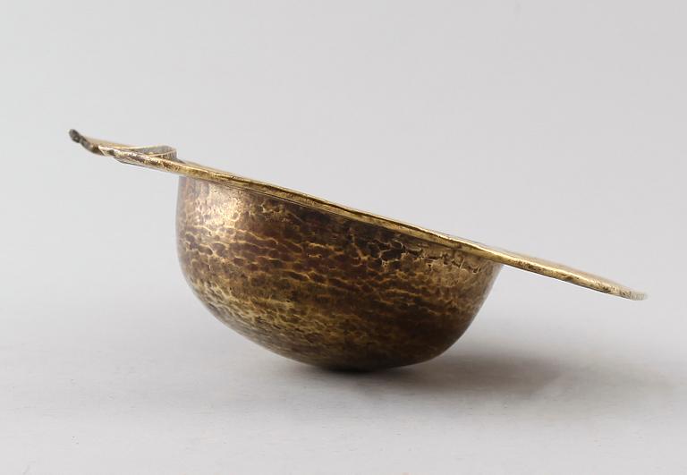 BARBERARSKÅL, mässing, 1700-/1800-tal.