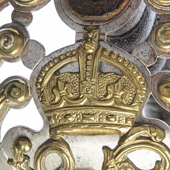 Sabel, brittisk, 1900-talets början, med balja.