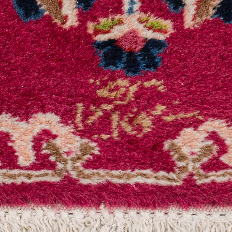 CARPET, semi-antique, Mashed, signed, circa 296 x 110 cm.