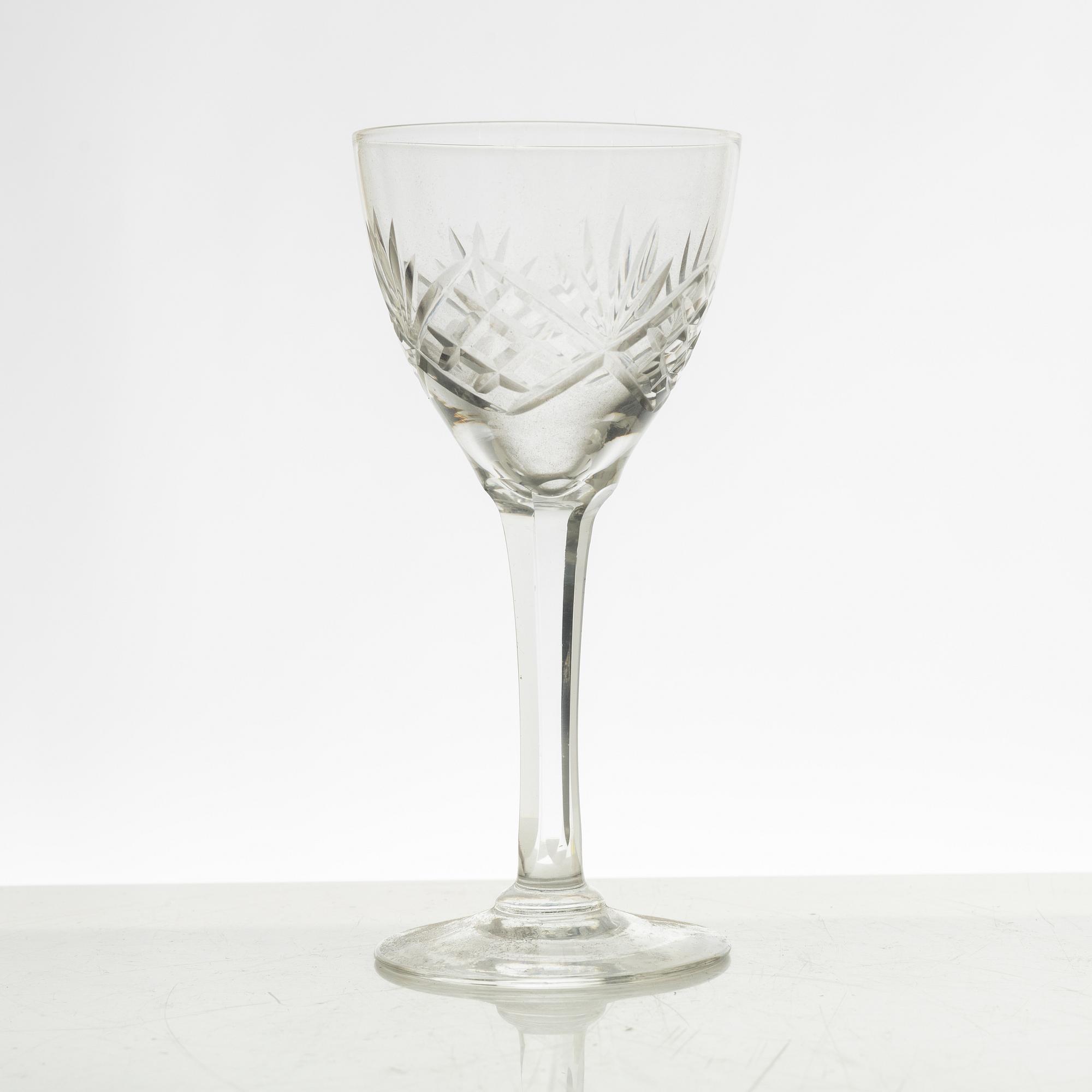 A 44-piece "Helga" glass service, Kosta, Sweden.
