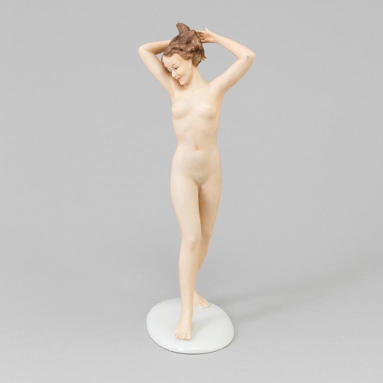 A porcelain figurine by Schaubach Kunst, Germany, first half of the 20th century.