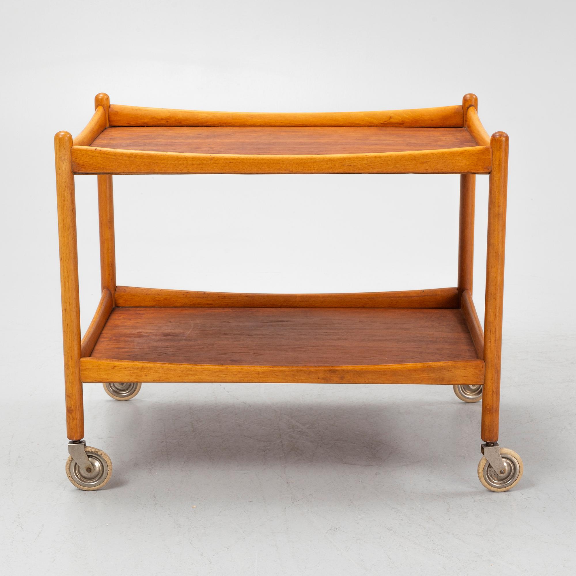 A serving trolley, 1960's.