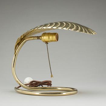 BORDSLAMPA, 1900-talets andra hälft.