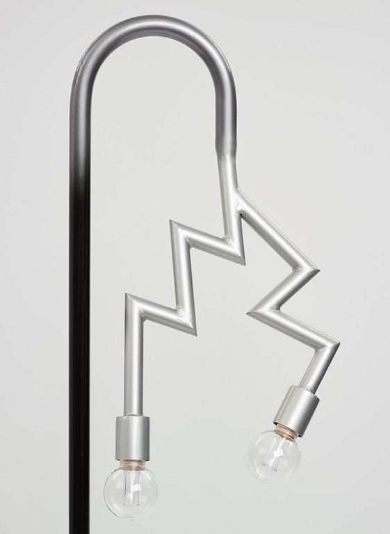 Lotta Lampa, "Tjabo Thunder light", golvlampa, unik, Studio Lotta Lampa 2018.