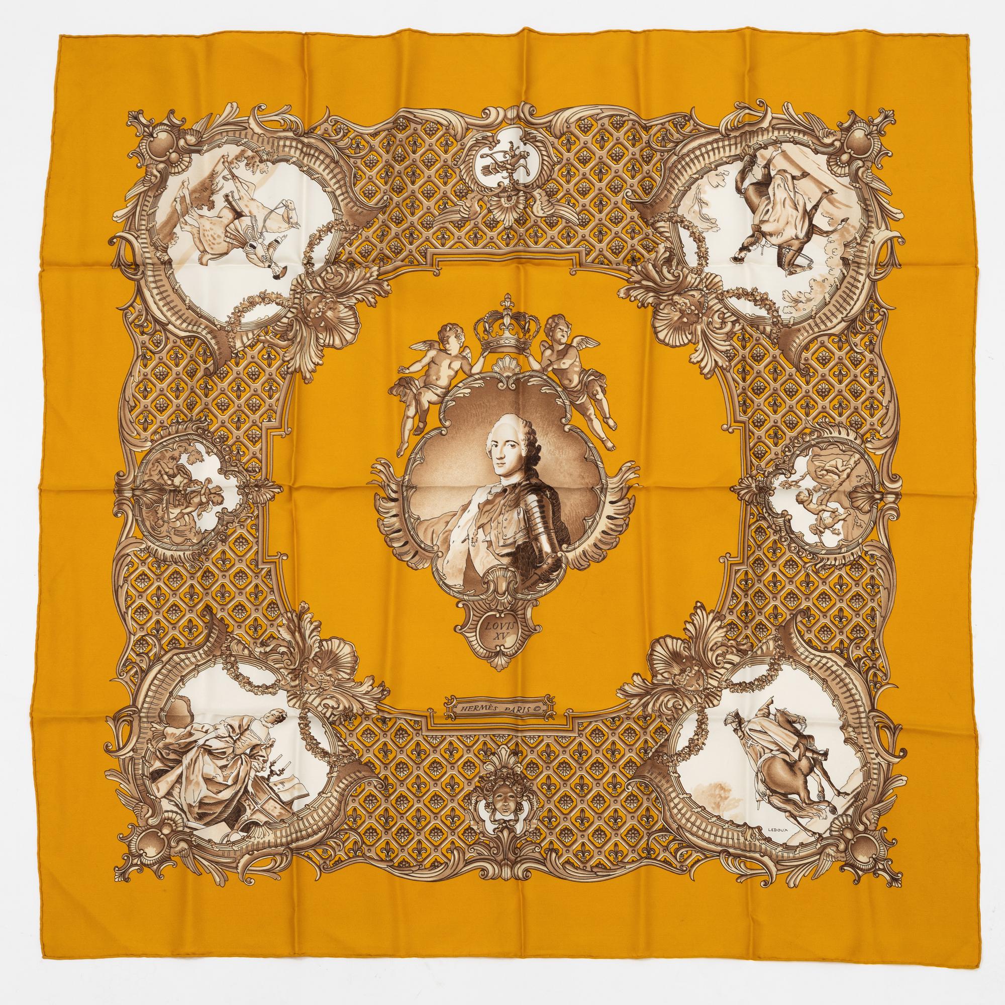 Hermès, scarf, "Louis XV".
