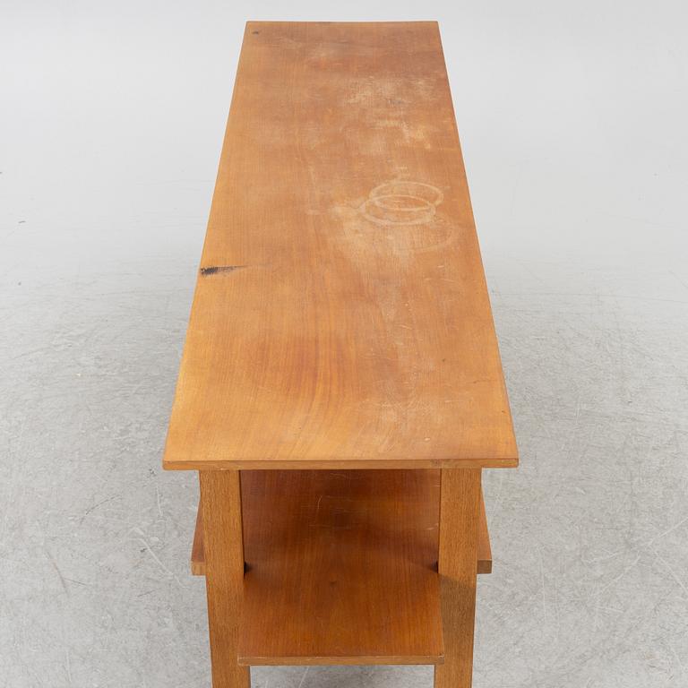 Josef Frank, a model 648 library table, Firma Svenskt Tenn, Sweden, before 1985.