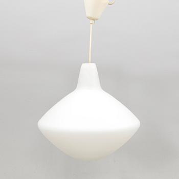 Lisa Johansson-Pape, ceiling lamp, "Stora löken" by Iittala for Stockmann-Orno, Finland, 1950s.