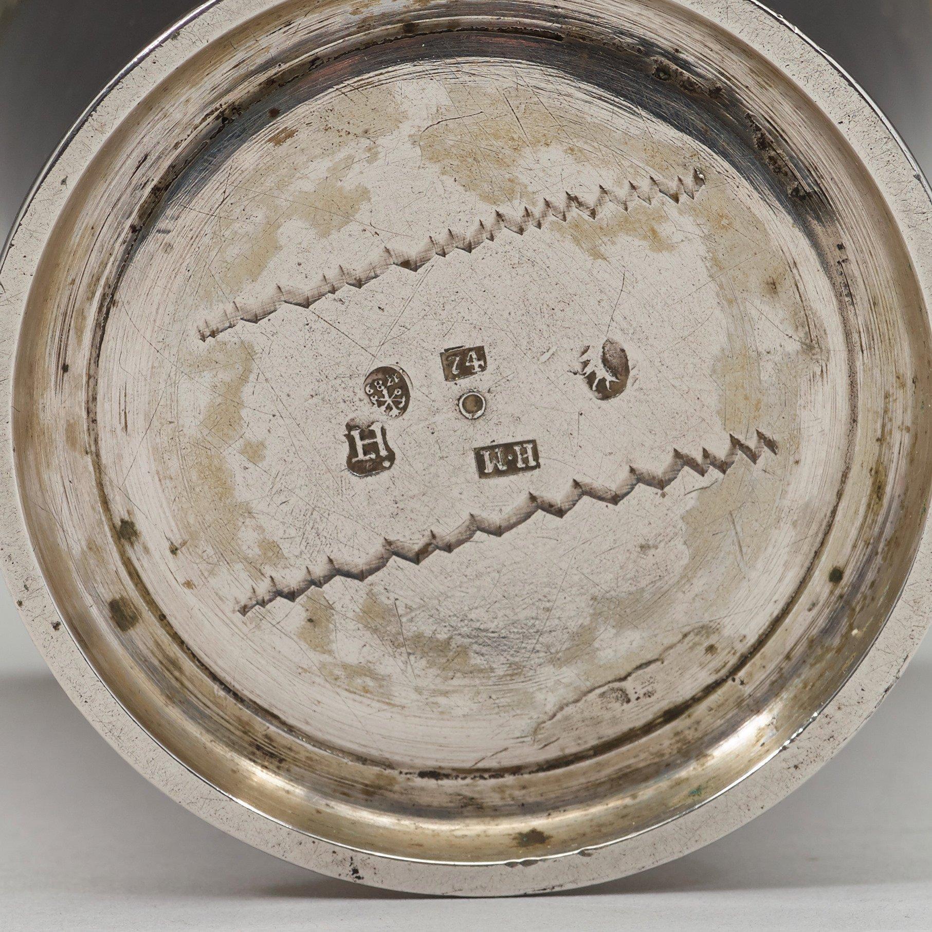 Johann Heinrich Tenten, bägare, silver, Mitau (verksam 1732-1739).
