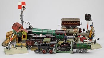 PARTI TÅGSET, Meccano Hornby-AcHo, 1900-talets mitt.