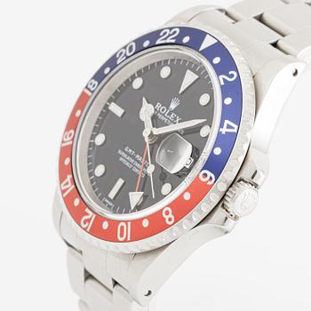 Rolex, Oyster Perpetual Date, GMT-Master, "Swiss Only Dial", armbandsur, ca 1998.