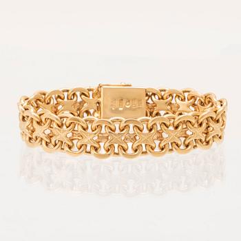 Bracelet x-link 18K gold.