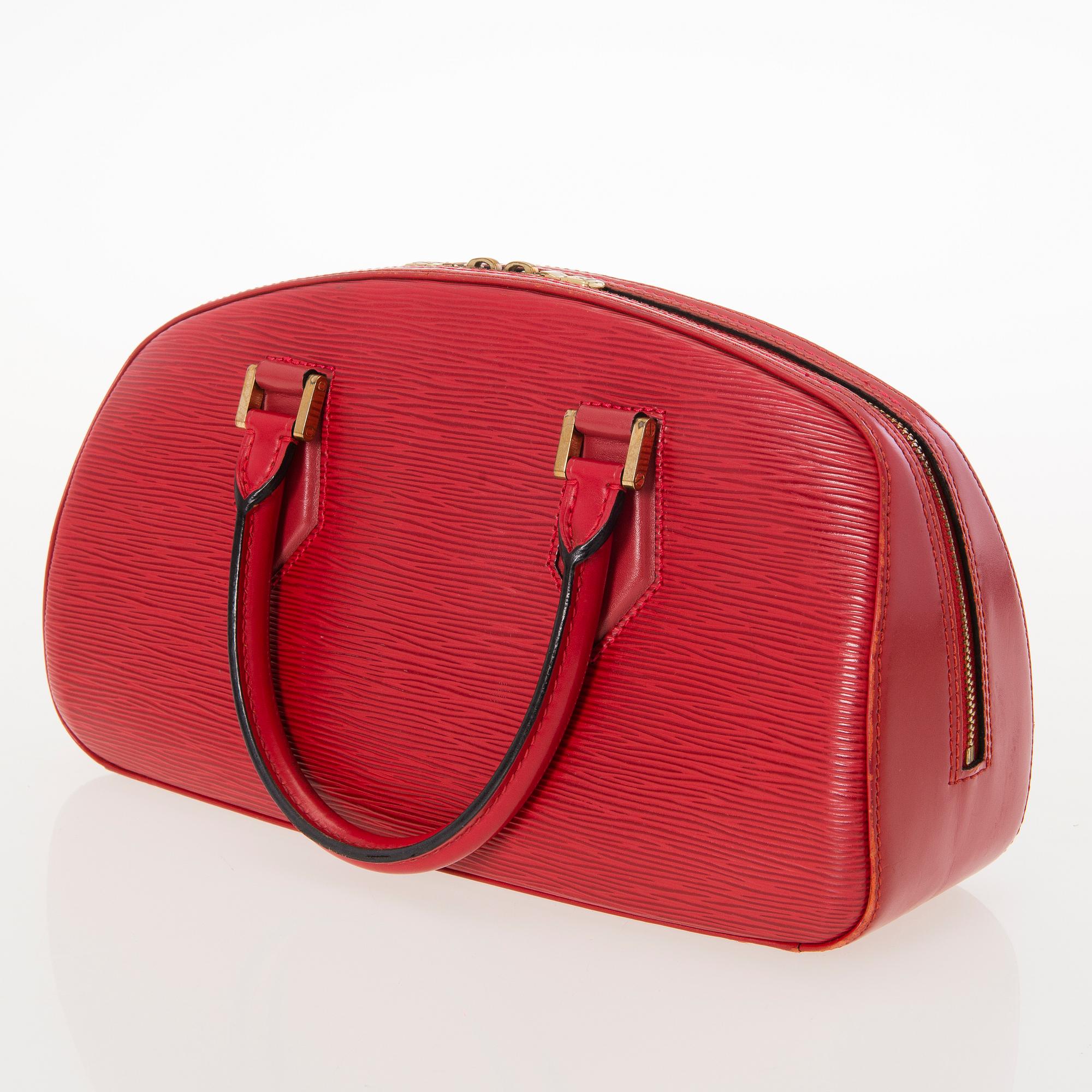 LOUIS VUITTON Red Epi Jasmine Bag.