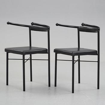 Jonas Bohlin, a set of eight "Point" chairs for Källemo, Värnamo, Sweden post 1985.