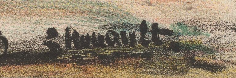 GEORGES ROUAULT, efter, färglitografi, ur Verve No 5-6. Signerat i trycket.