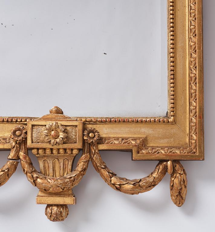 A Gustavian mirror by J. Åkerblad 1777.