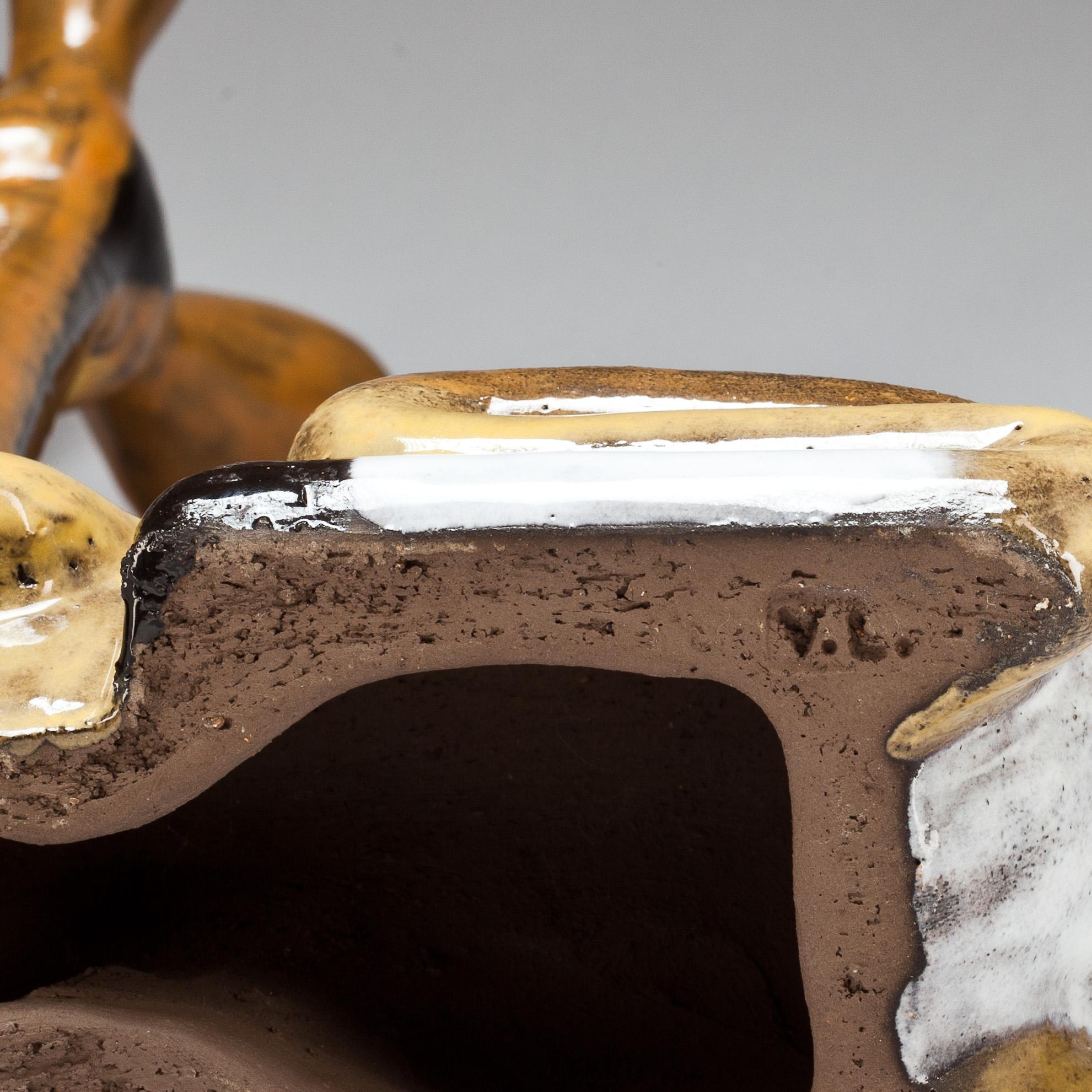 FIGURIN, stengods, Vicke Lindstrand, Upsala-Ekeby, signerad VL.