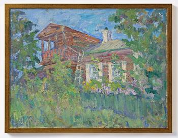 861. Ilya Lwowich Tabenkin, "Домик в Тарусе" (Small house in Tarusa).