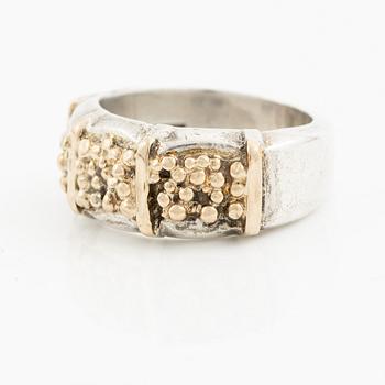 Sven-Erik Högberg, ring, sterlingsilver, Göteborg 1983.